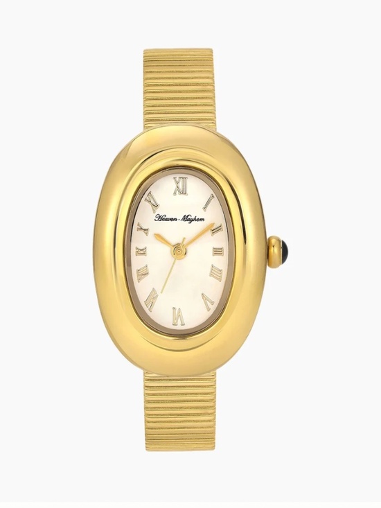 NIB Heaven Mayhem Gold Amara Watch